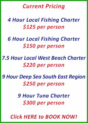 Go Get Em Fishing Charters SA Special Pricing