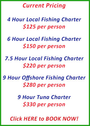 Go Get Em Fishing Charters SA Special Pricing